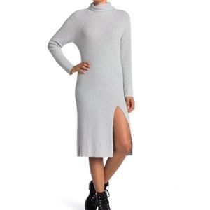 Abound Gray Turtleneck Sweater Dress NWOT